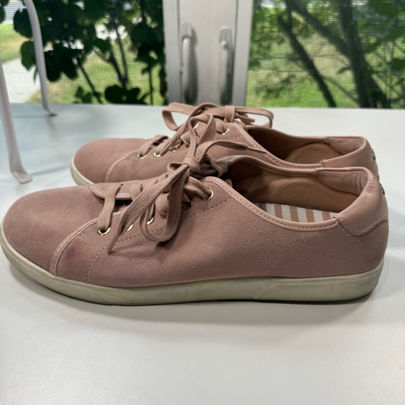 Vionic Shoes - Vionic Brinley Pink Lace Up Suede Sneakers Women’s Size 11